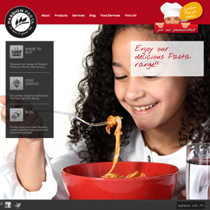 Passion Pasta new website designed by Moko Creative Melbourne