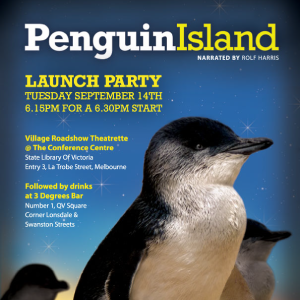 Penguin Island, promo poster designed by moko creative melbourne